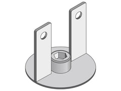 Support métallique FBT Muse MS-J 210 pour fixer le MS-F 210 au FBT Subline 218 ou Mitus 218