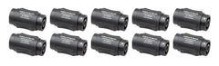 10x Neutrik NL4MMX 4-pole Speakon lockable in-line coupler