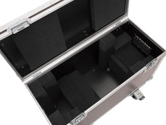 Flightcase 1x LED SL-350 MZF DMX Suchscheinwerfer mit Rollen