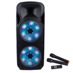 Roar RS-2000 Bluetooth PA Speaker 2000W inc Dual Wireless Microphones *B-STOCK*