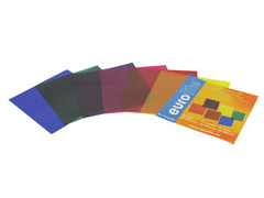 Ensemble de feuilles de couleur Eurolite 19X19Cm, six couleurs