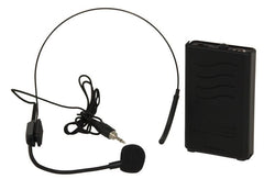 Casque sans fil Ibiza avec microphone ceinture 207,5 MHz