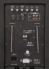 qtx Busker-15 PA + 2 x VHF mics + USB/SD/FM/BT *B-STOCK*