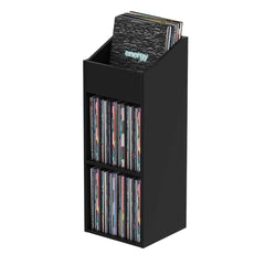 Glorious Record Rack 330 Station de vinyle 2 pièces noire