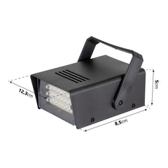 Party Light Sound 3er-Pack LED-Lichteffekte Derby Mirrorball Strobe DJ Disco Partybeleuchtung