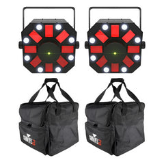 2x Chauvet Swarm 5 FX ILS Bundle Éclairage d'effet DJ DIsco