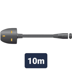 Câble d'alimentation secteur Mercury prise britannique - Fig 8 noir 10,0 m