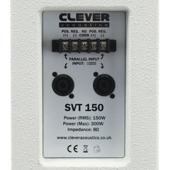 Clever Acoustics SVT 150 Haut-parleur blanc