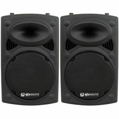 2x QTX QR12K 12" Active Speakers