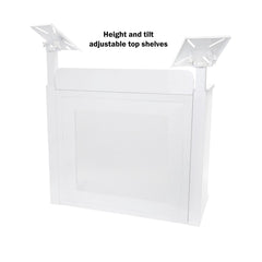 Equinox Event Booth White inc Carry Bag & Lighting Podiums