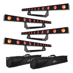 4x Barre LED Chauvet DJ Colorband Pix USB 1M inc. Porter des sacs