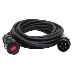 PCE 15m 32A Male - 32A Female 3PH 6mm 5C Cable