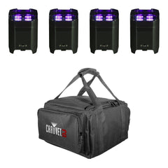 ADJ Element HEX IP Outdoor Wireless LED Uplighter (Bundle)