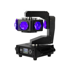 2x Equinox UFO Multi Beam Moving Head 6 x 40W RGBW inc Bag
