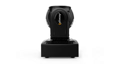 2x Audibax Oregon 60 Black Beam Moving Head with LED Ring