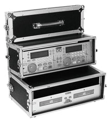 Roadinger Doppel-CD-Player-Gehäuse Tour Pro 3U Schwarz