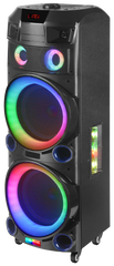 Intimidation NDR 7022 Speaker 3000W 2x 12" Portable Battery Bluetooth DJ Speaker *B-STOCK*