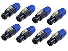 8x Neutrik Speakon NL4FX Stecker