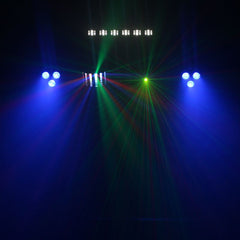 Equinox Microbar Multi System Reloaded Lighting Package T-Bar Derby UV Strobe DJ Disco