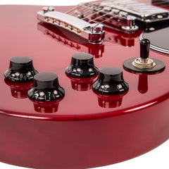 Vintage Vs6 Guitar - Cherry Red