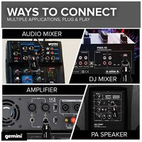 Gemini GMU-HSL100 UHF Wireless Headset & Lavalier Microphone System