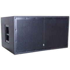 BishopSound Delta Dual 12" Caisson de basses actif 1000 W RMS Contreplaqué de bouleau 18 mm