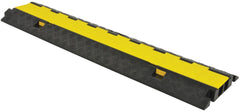 2-Channel Rubber Cable Guard Bridge Protector 8T Load Event Safety Vehicle Ramp