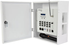 Amplificateur mural sécurisé Adastra série SA, microphone UHF 100 V + lecteur multimédia
