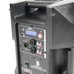 2x BishopSound Orion 8" Active DSP 300w RMS Full Range Speaker With DSP and TWS Stereo Bluetooth & Pioneer FLX4