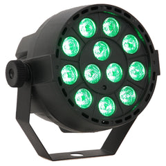 Ibiza Light PAR-MINI-RGB3 LED PAR CAN 12 x 3 W 3-in-1 RGB inkl. Remote-Scheinwerfer