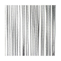Wentex Fadenvorhang 3(h)x3(b)m Silbergrau, inkl. Klettverschluss