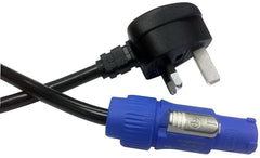 Pulse 5m UK 13A Mains Plug to Neutrik PowerCON Lead Cable