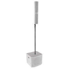 2x Db Technologies ES 503 White 1000W Bluetooth 12" Active Column Speaker System