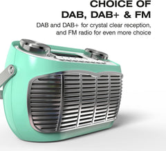 Detroit DAB Radio Retro DAB+ FM Radio Green