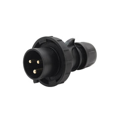 PCE 32A 230V IP67 2P+E Schwarzer Stecker (0232-6X)