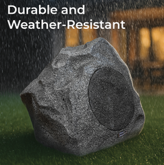 Eagle 6" Garden Rock Speaker 30W 100V Granite Stone