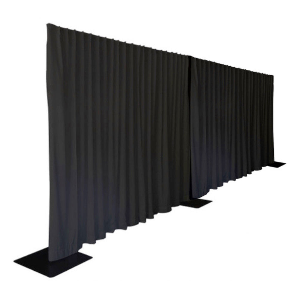 Wentex Pipe & Drape Backdrop Curtain Free Standing System Bundle 6M x ...