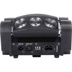 Ibiza Light LED6-Quad Spider Lichteffekt Onyx DJ Moving Effect Light