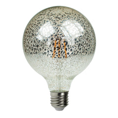 Prolite 4W Dimmable LED G95 Globe Crackle Filament Lamp