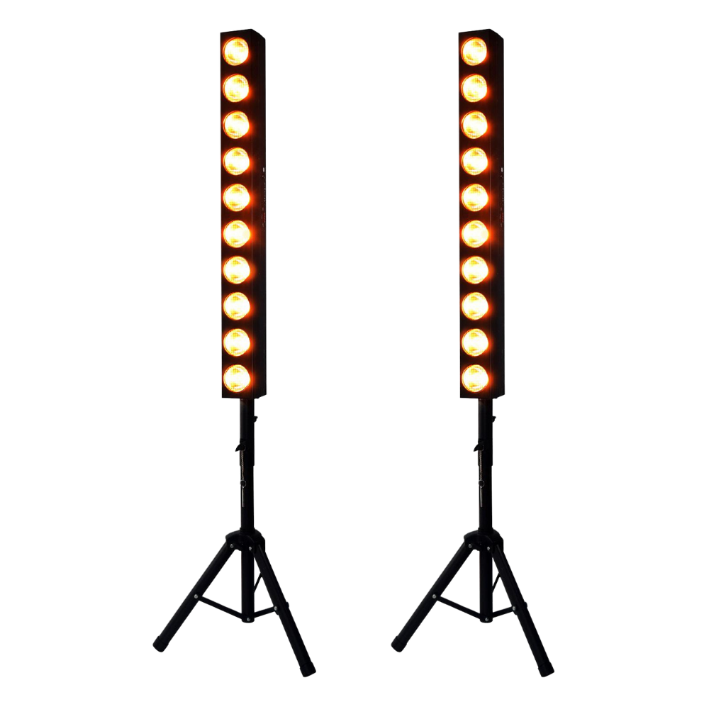 Led Blind Bar 2x Citronic Amber LED Blinder Bar with Tripod Stand – Simply Sound and ...