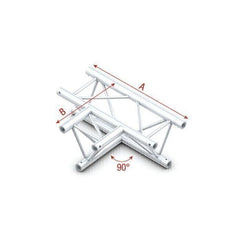 Milos 90� 3-Wege-horizontales Pro-30-Dreieck-P-Fachwerk
