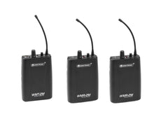 Omnitronic Set Wmt-2M Uhf Transmitter + 2X Wmr-2M Uhf Receiver