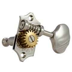 Grover Sta-tite U98 Series Geared Ukulele Pegs Nickel