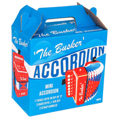 The Busker Mini Accordian - Red