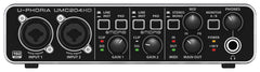 Interface audio Behringer U-PHORIA 2x4 avec préampli micro