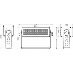Briteq BT-MAGICFLASH Hochleistungs-LED-Strobe-DMX-Bühnenblinder