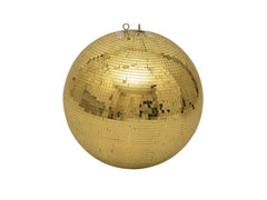 Eurolite Spiegelkugel, 40 cm, 400 mm, goldene Spiegelkugel, glitzernde Kugel, Dekoration für Tanzfläche, DJ, Club