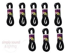 8x QTX DMX / XLR Cable Lead (10m)