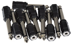 qtx-Adapter 6,3 mm Mono-Klinkenstecker – 3,5 mm Mono-Klinkenbuchse