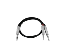 Omnitronic Adapterkabel Jack/2Xjack 3M